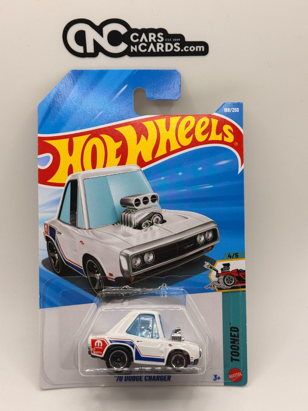 2026 Hot Wheels Tooned 4/5 '70 Dodge Charger (Soft Corners)