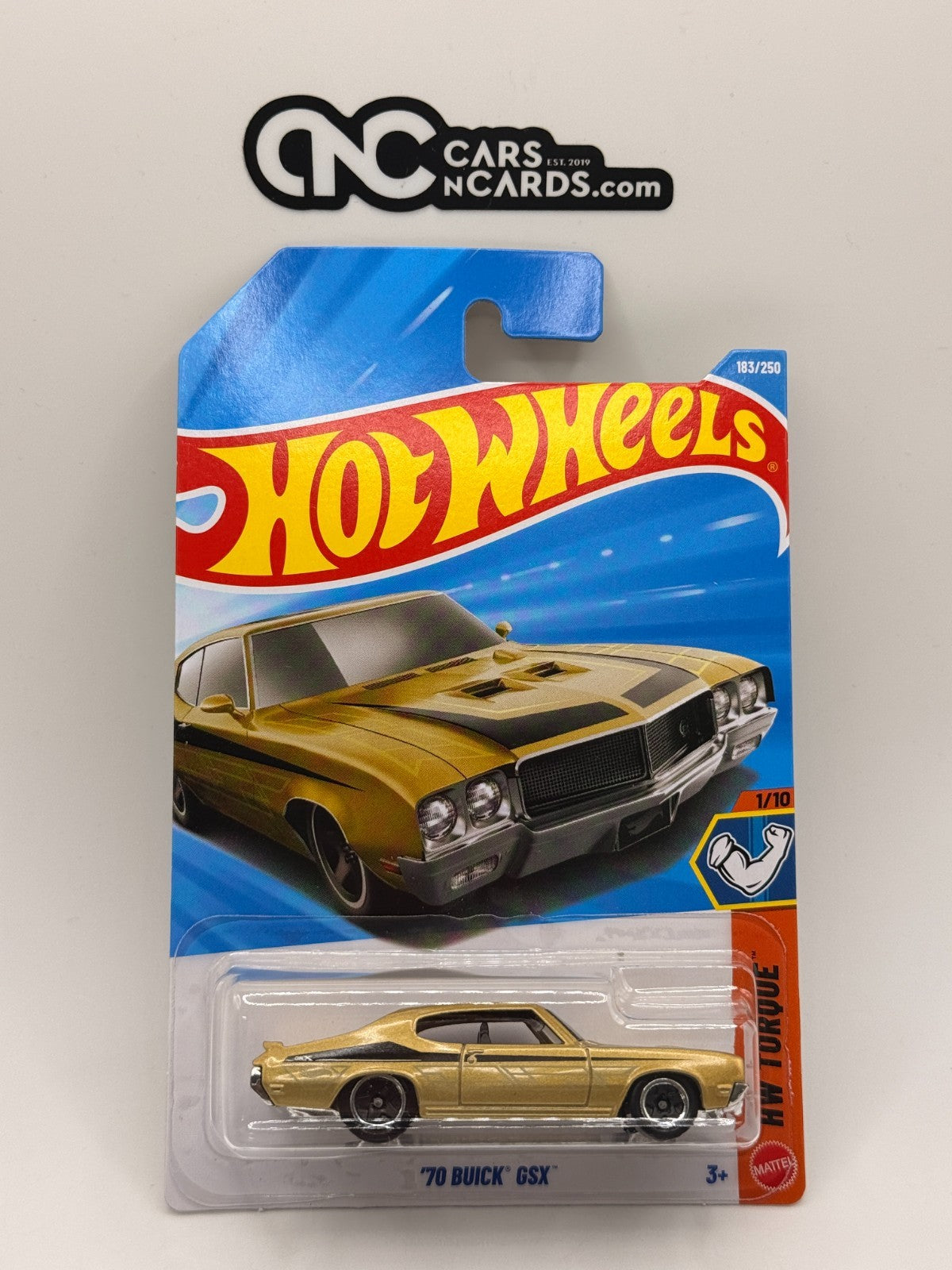 2026 Hot Wheels HW Torque 1/10 '70 Buick GSX Gold (Soft Corners)