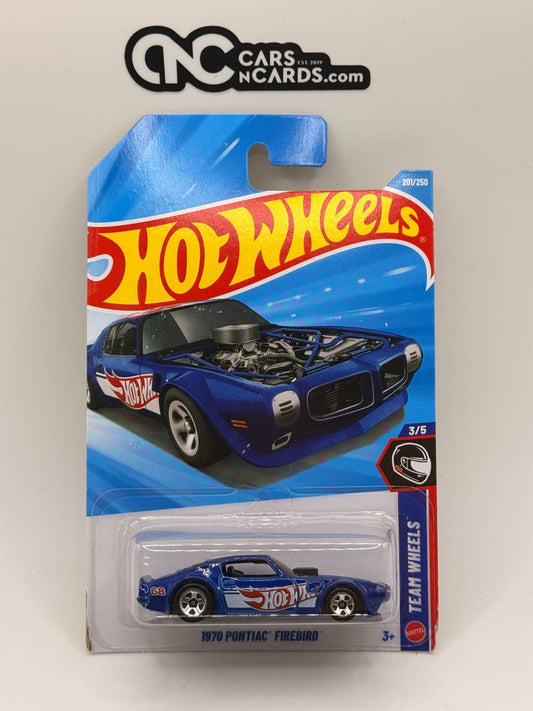 2026 Hot Wheels Team Wheels 3/5 1970 Pontiac Firebird Blue (Soft Corners)