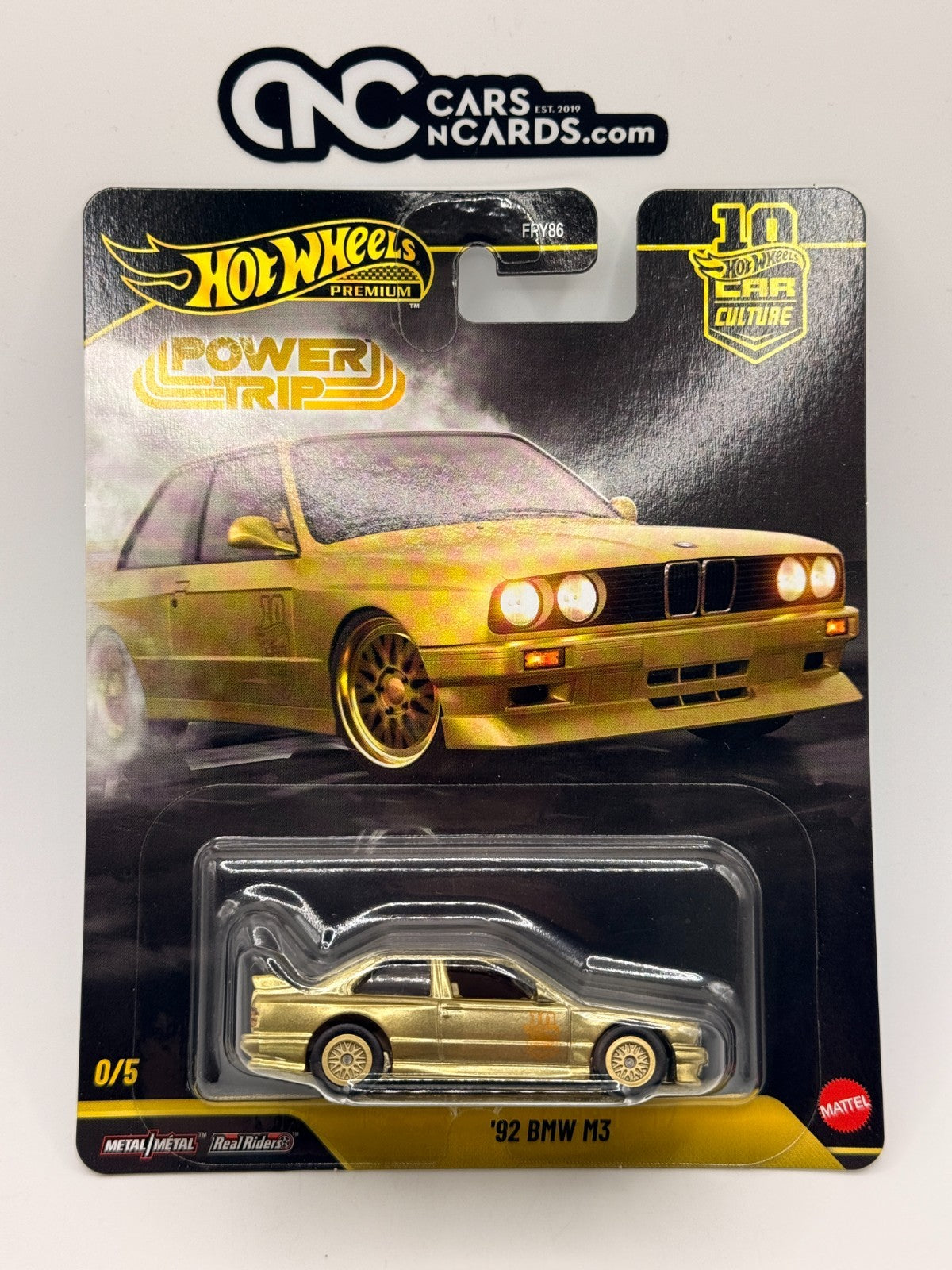 2026 Hot Wheels Premium Car Culture Power Trip 0/5 '92 BMW M3 Chase W/Protector
