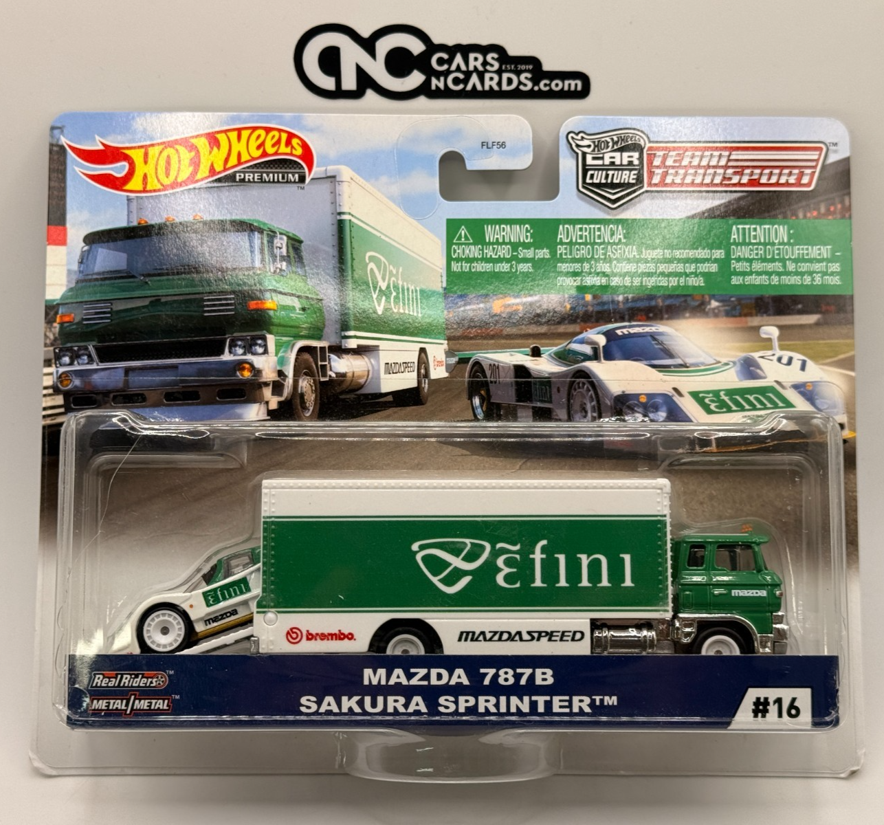 2020 Hot Wheels Premium Car Culture Team Transport #16 Mazda 787B (Soft Corners)