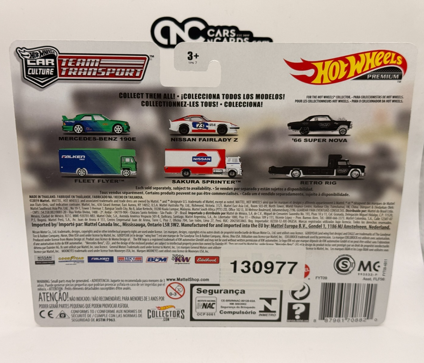2019 Hot Wheels Premium Car Culture Team Transport #7 '66 Super Nova Retro Rig
