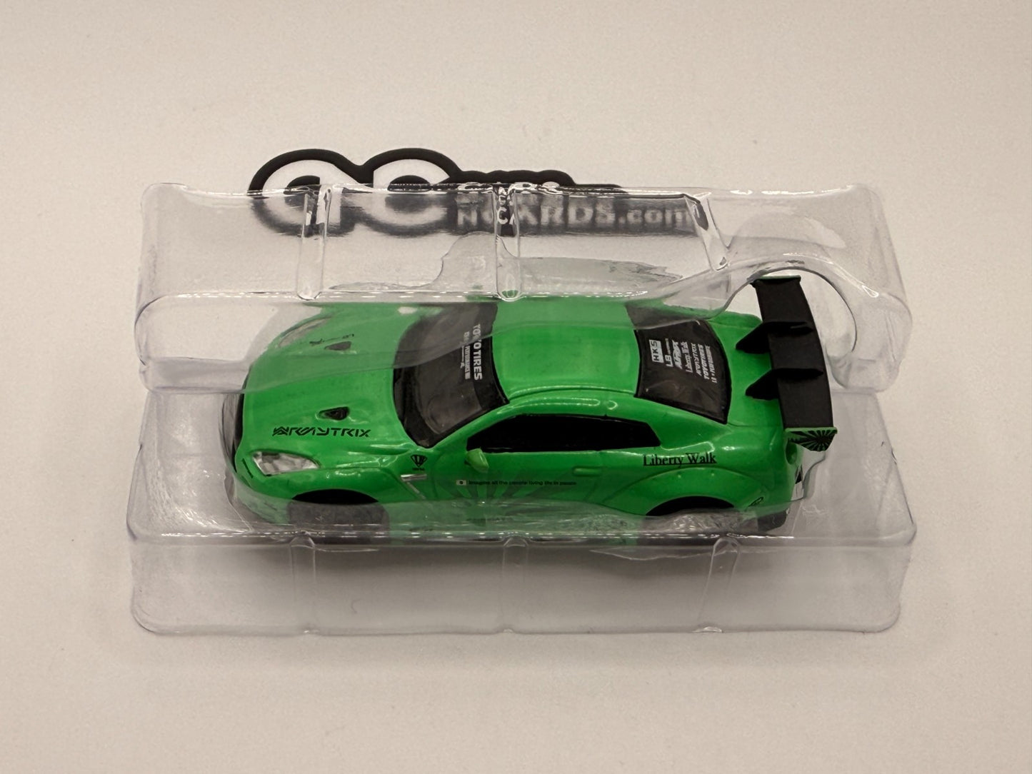 Mini GT #67 Liberty Walk LB Works Nissan GT-R R35 Light Green Open Box RARE