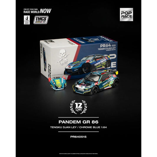 POPRACE 1:64 PANDEM GR86 TMCS Malaysia 2026 Special Edition PR640515