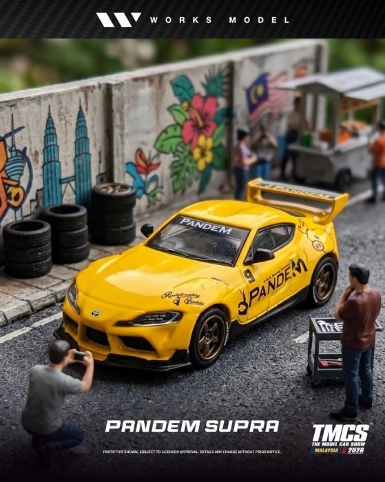 WORKS 1:64 PANDEM Supra TMCS Malaysia 2026 Special Edition W640014