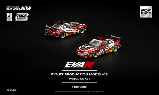 POPRACE 1:64 EVA RT PRODUCTION MODEL-02 PANDEM S13 TMCS Malaysia PR640507