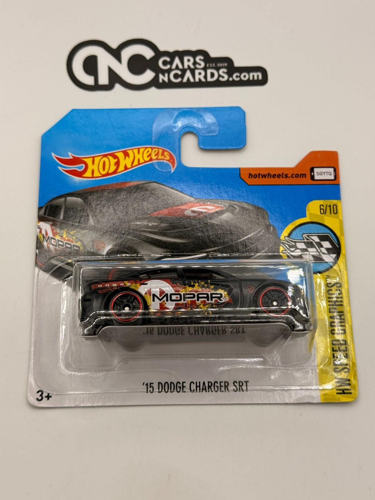 2017 Hot Wheels HW Speed Graphics 6/10 '15 Dodge Charger SRT Short Card