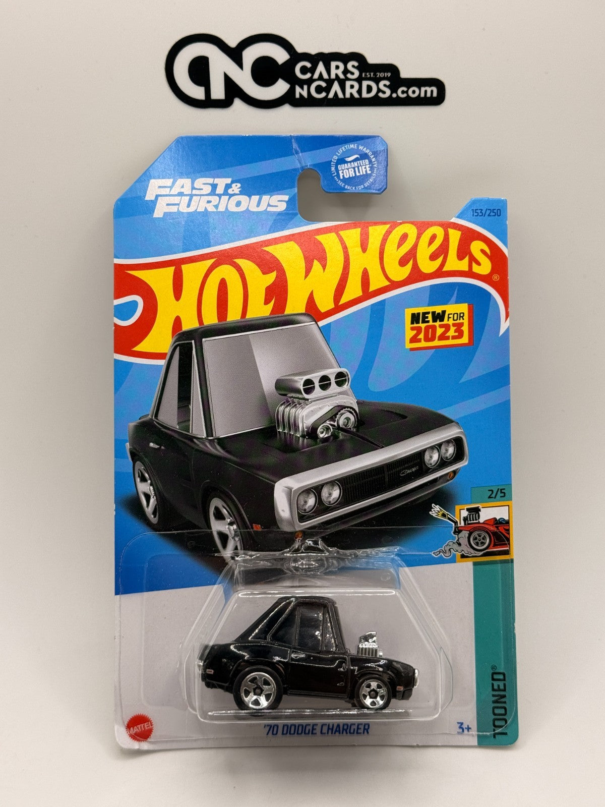 2023 Hot Wheels Tooned 2/5 '70 Dodge Charger (Card Damage)