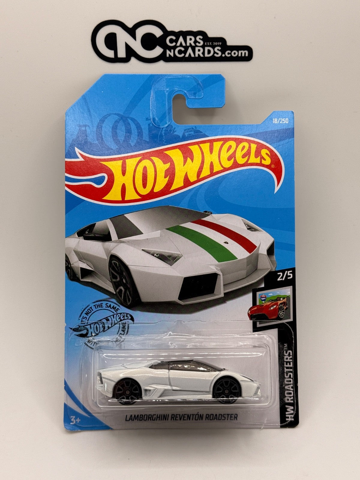 2019 Hot Wheels HW Roadsters 2/5 Lamborghini Reventon Roadster (Soft Corners)