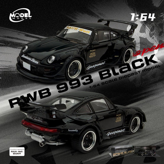 MODELMODEL 1:64 RWB 993 Black MM64-RWB993-004