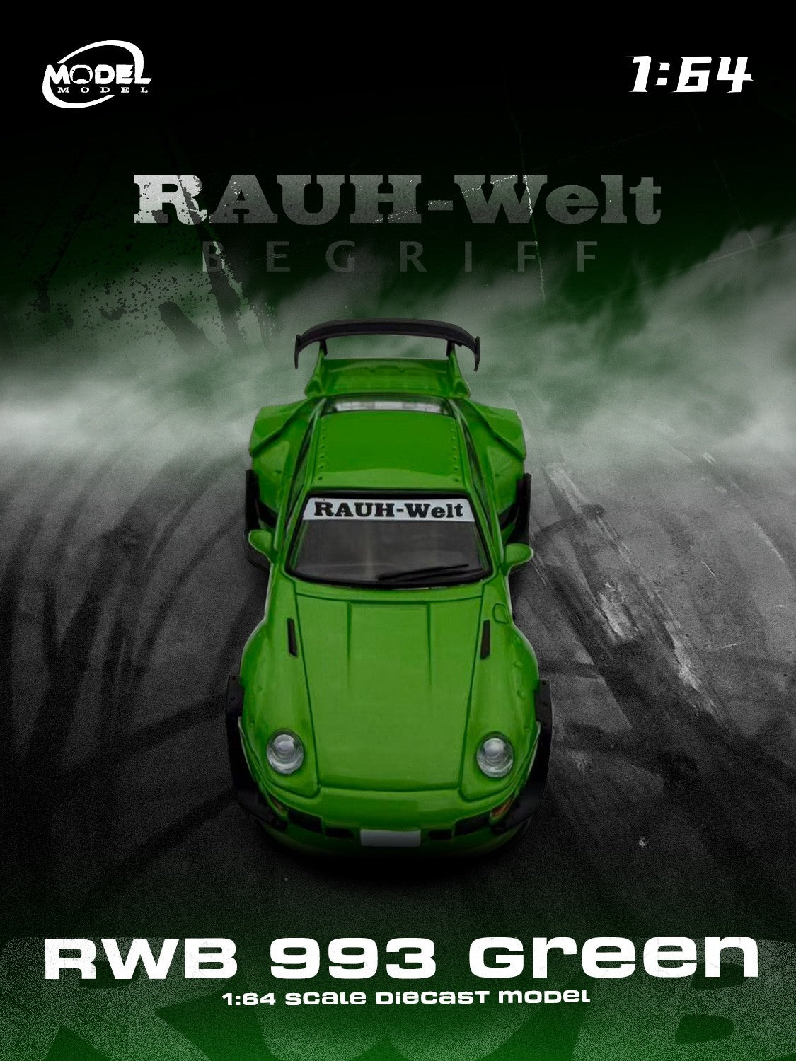 MODELMODEL 1:64 RWB 993 Green MM64-RWB993-008