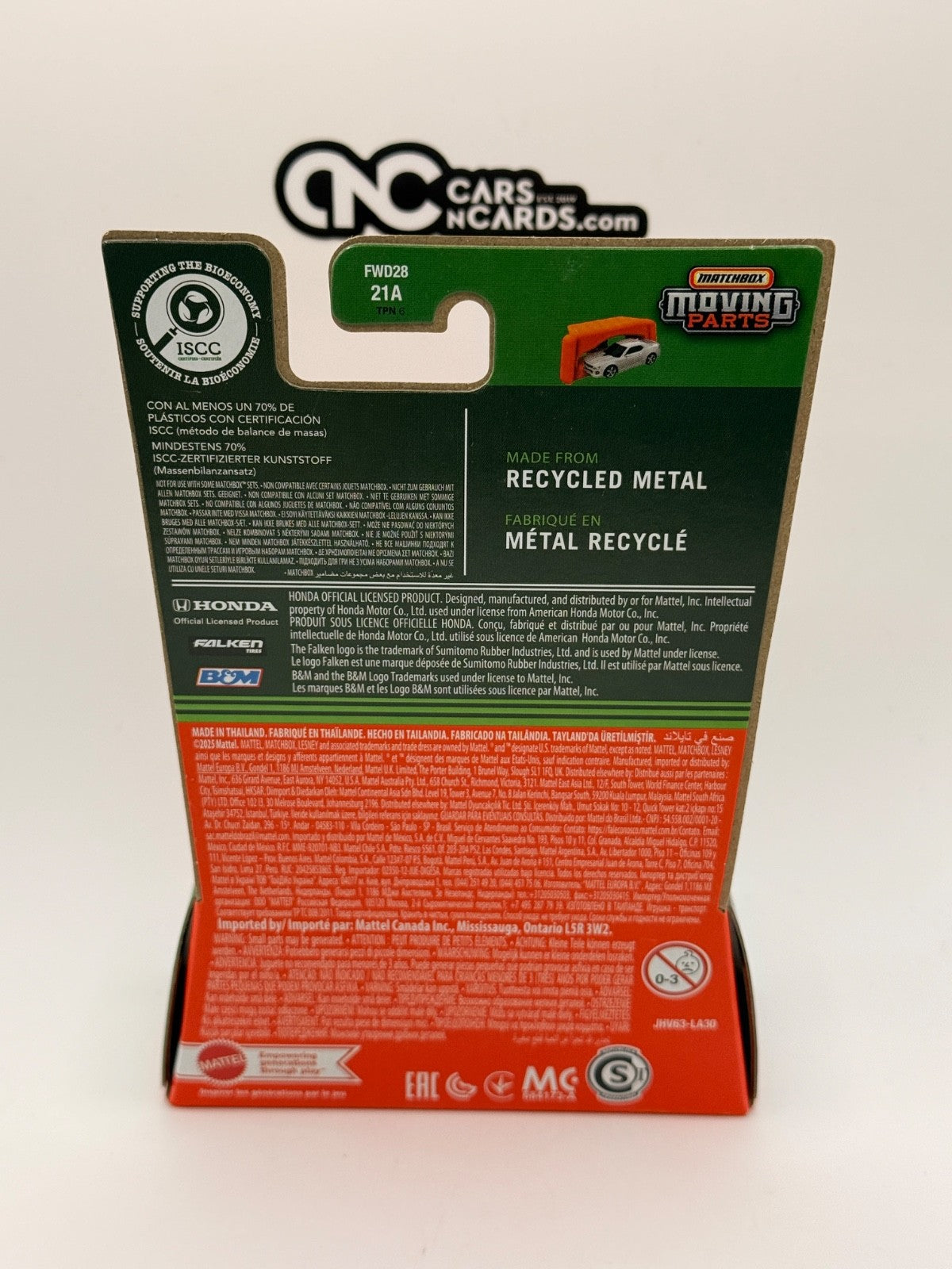 2026 Matchbox Moving Parts 2004 Honda S2000 White