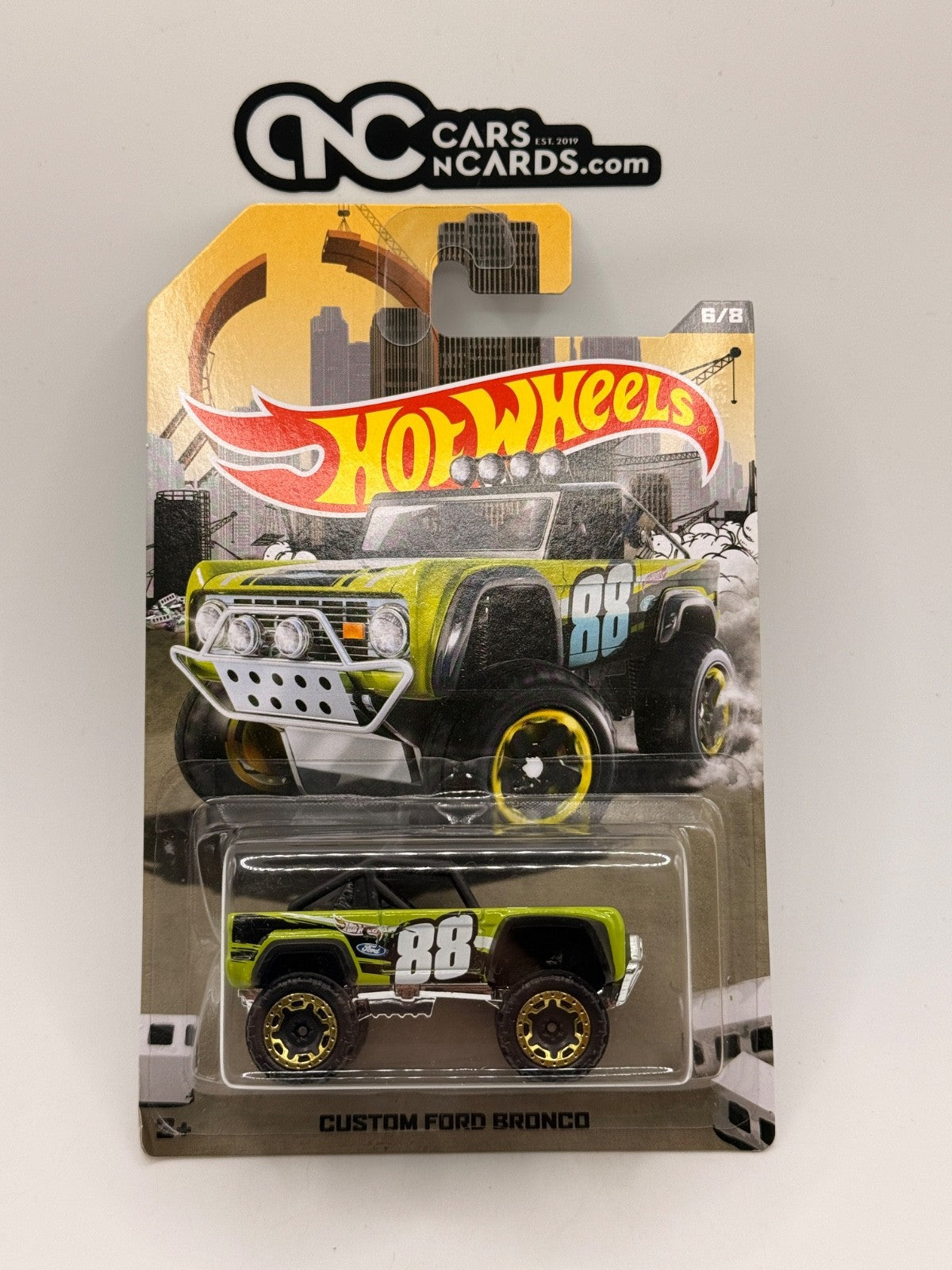 2016 Hot Wheels Rad Trucks Series 8/8 Custom Ford Bronco (Soft Corners)
