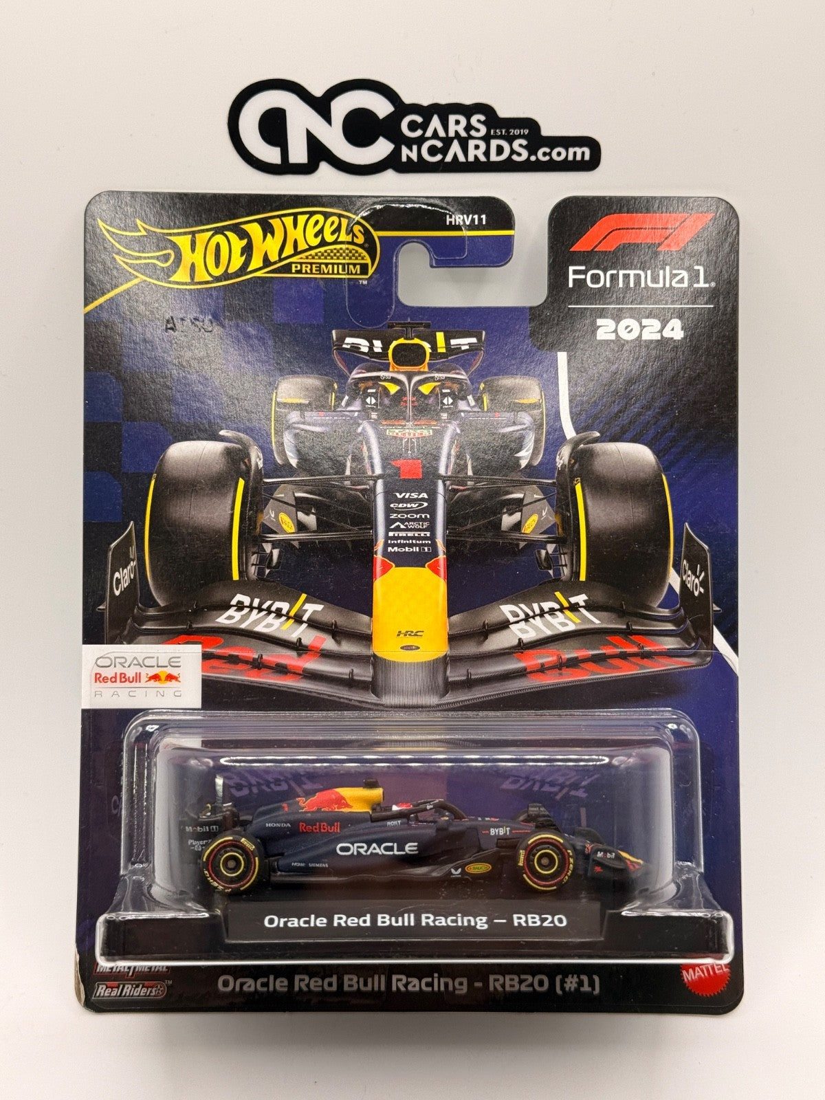 2025 Hot Wheels Premium F1 Formula 1 Oracle Red Bull Racing (#1) Max Verstappen