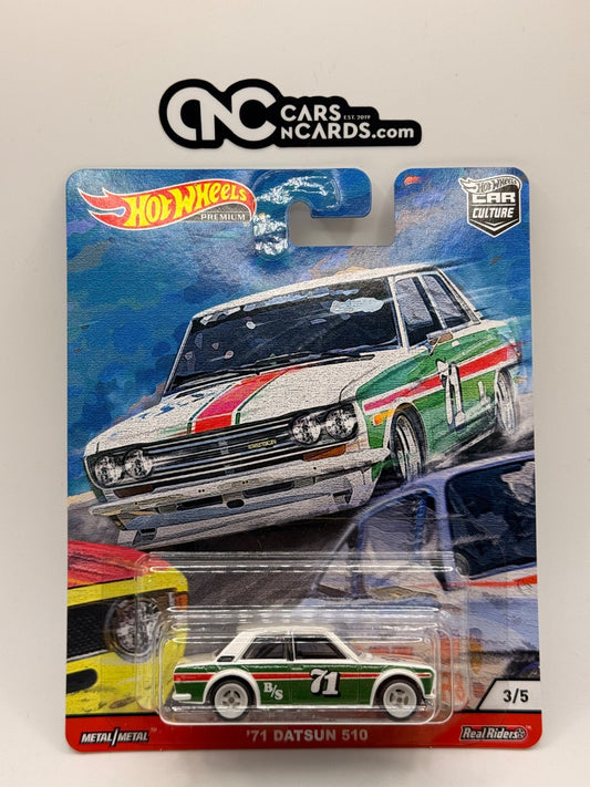 2020 Hot Wheels Premium Car Culture Door Slammers 3/5 '71 Datsun 510