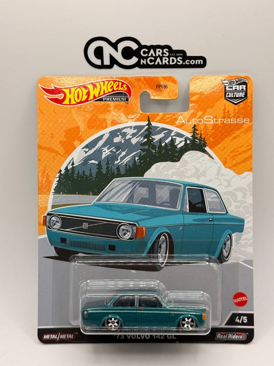 2022 Hot Wheels Premium Car Culture Auto Strasse 4/5 '73 Volvo 142 GL Teal