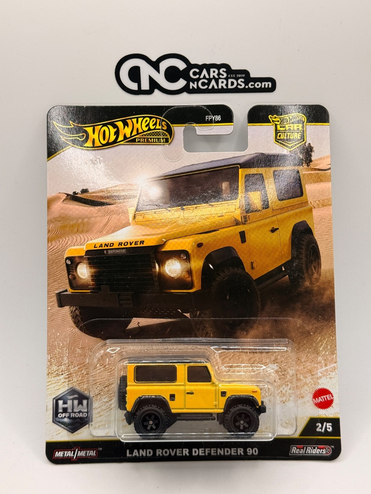 2025 Hot Wheels Premium Car Culture HW Off Road 2/5 Land Rover Defender 90