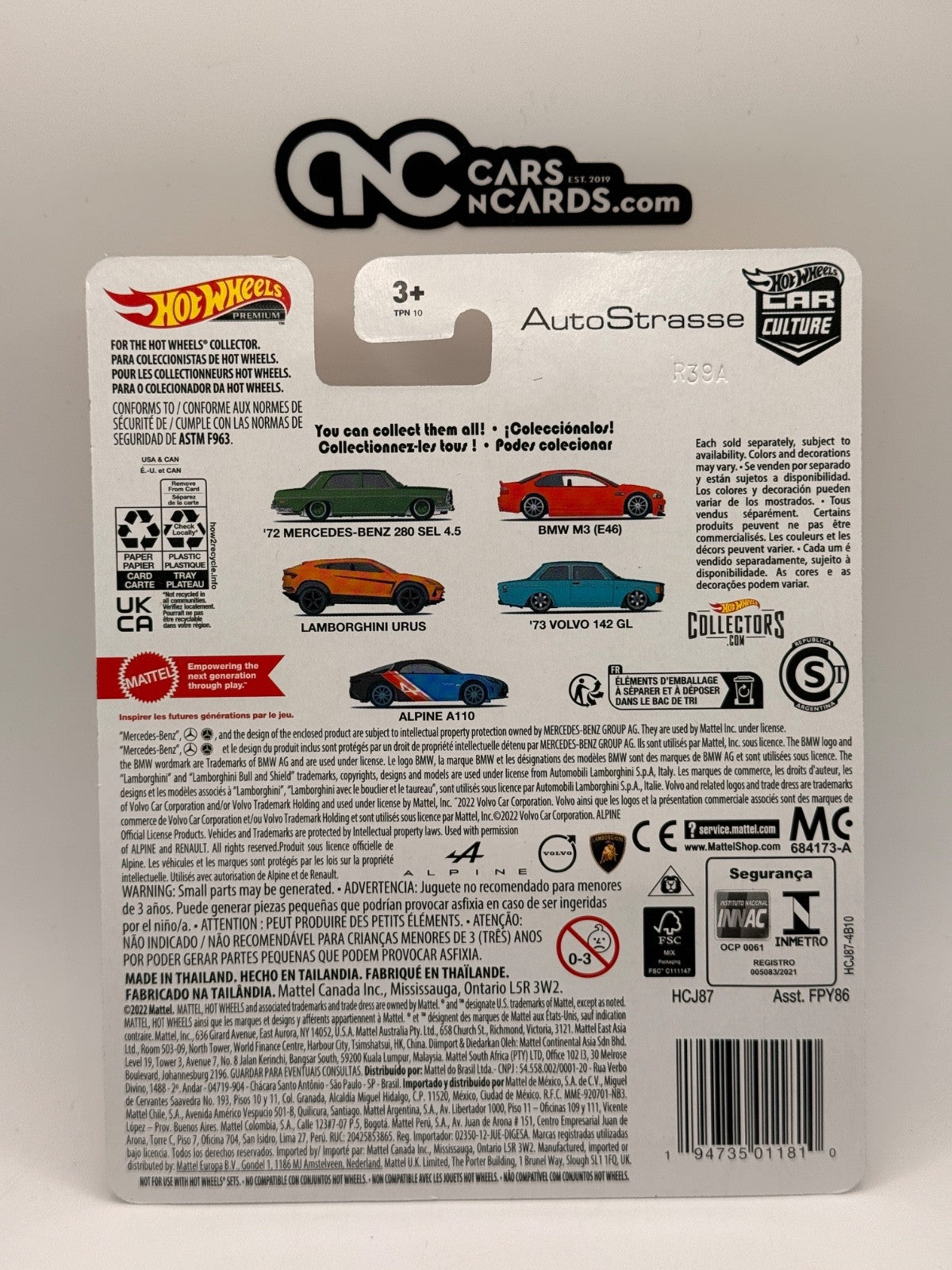 2022 Hot Wheels Premium Car Culture Auto Strasse 4/5 '73 Volvo 142 GL Teal