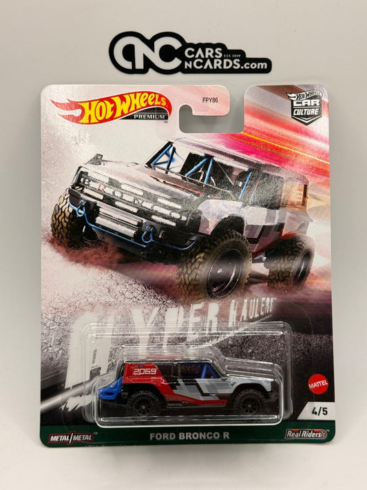 2021 Hot Wheels Premium Car Culture Hyper Haulers 4/5 Ford Bronco R