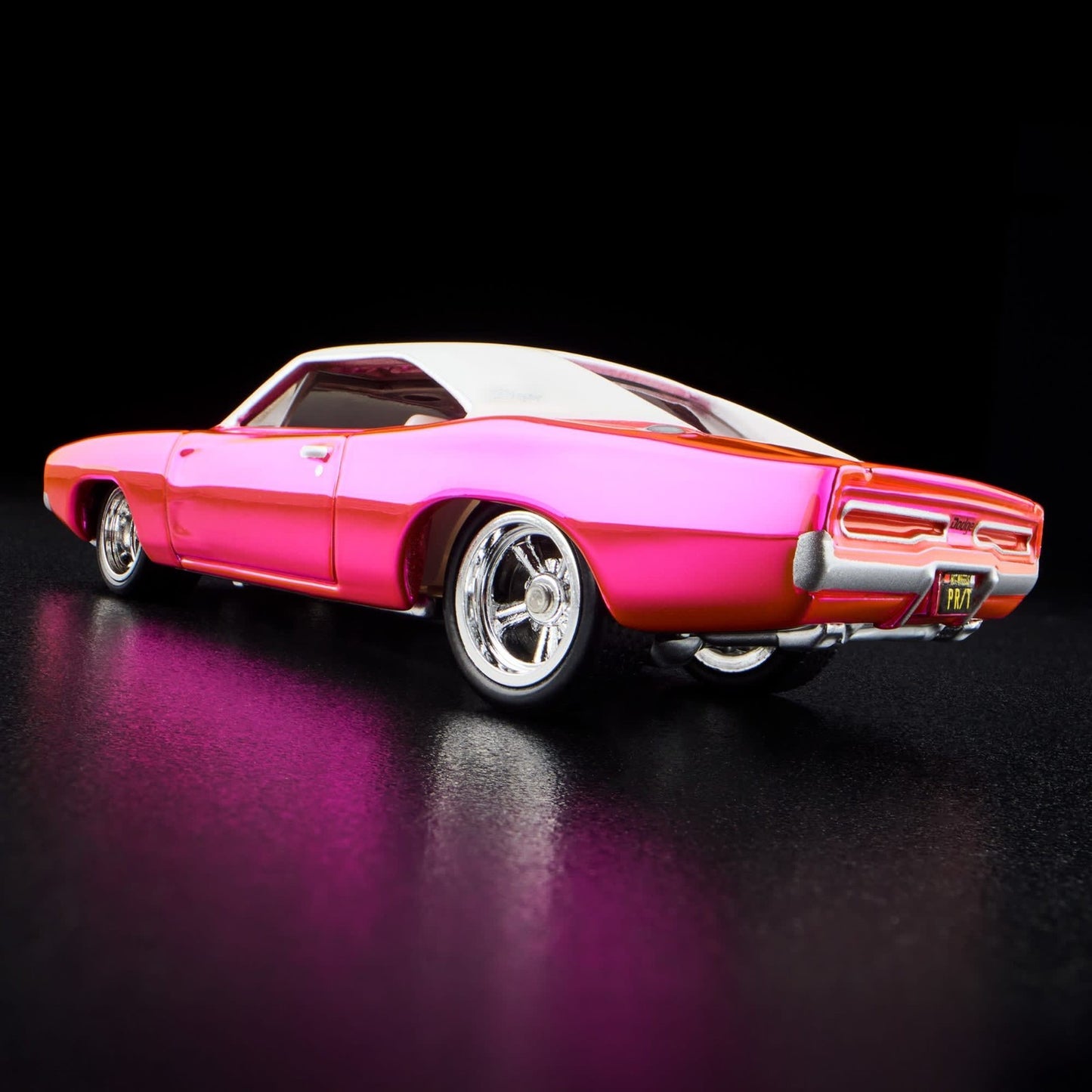 2025 Hot Wheels RLC Exclusive 1969 Dodge Charger R/T Pink With Protector