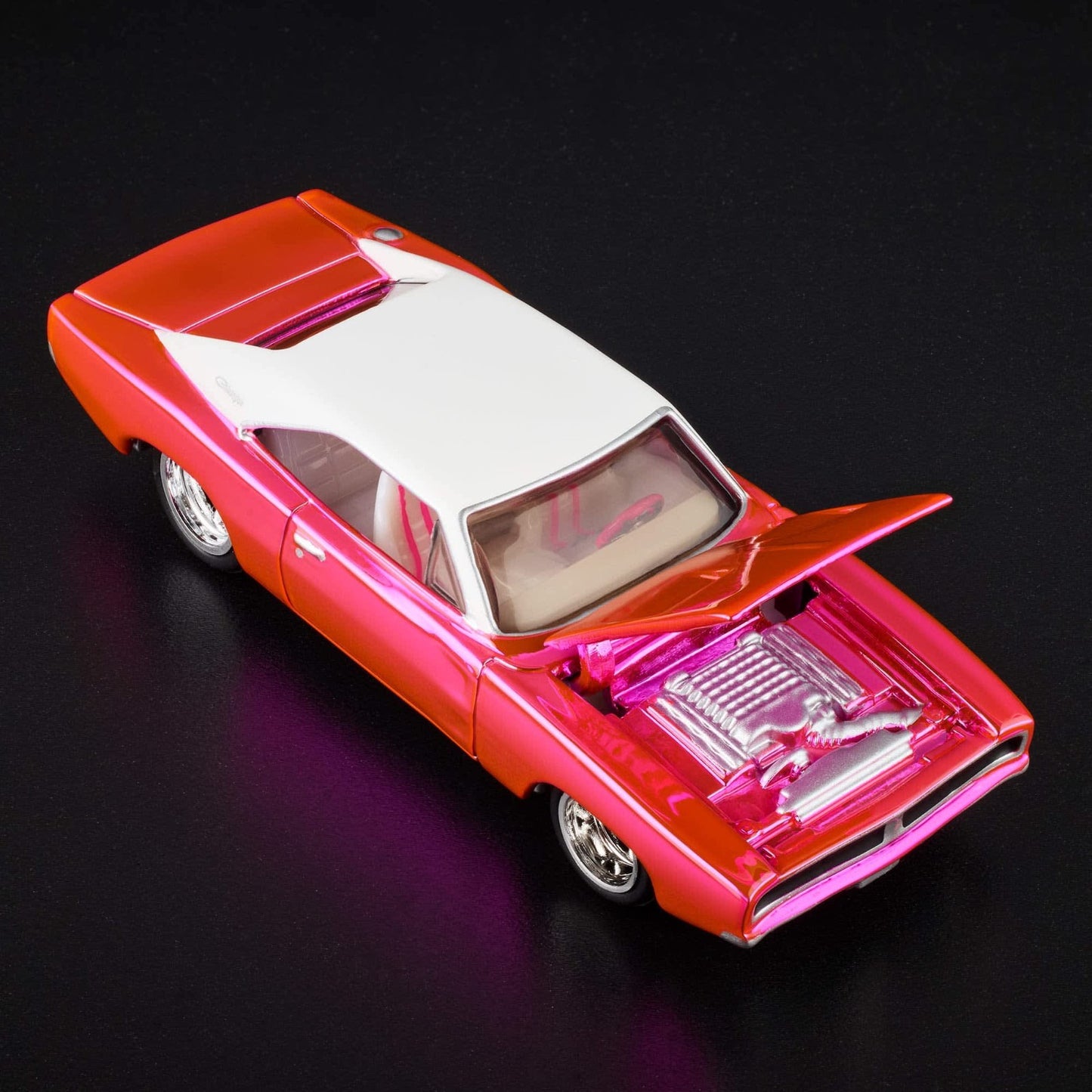 2025 Hot Wheels RLC Exclusive 1969 Dodge Charger R/T Pink With Protector