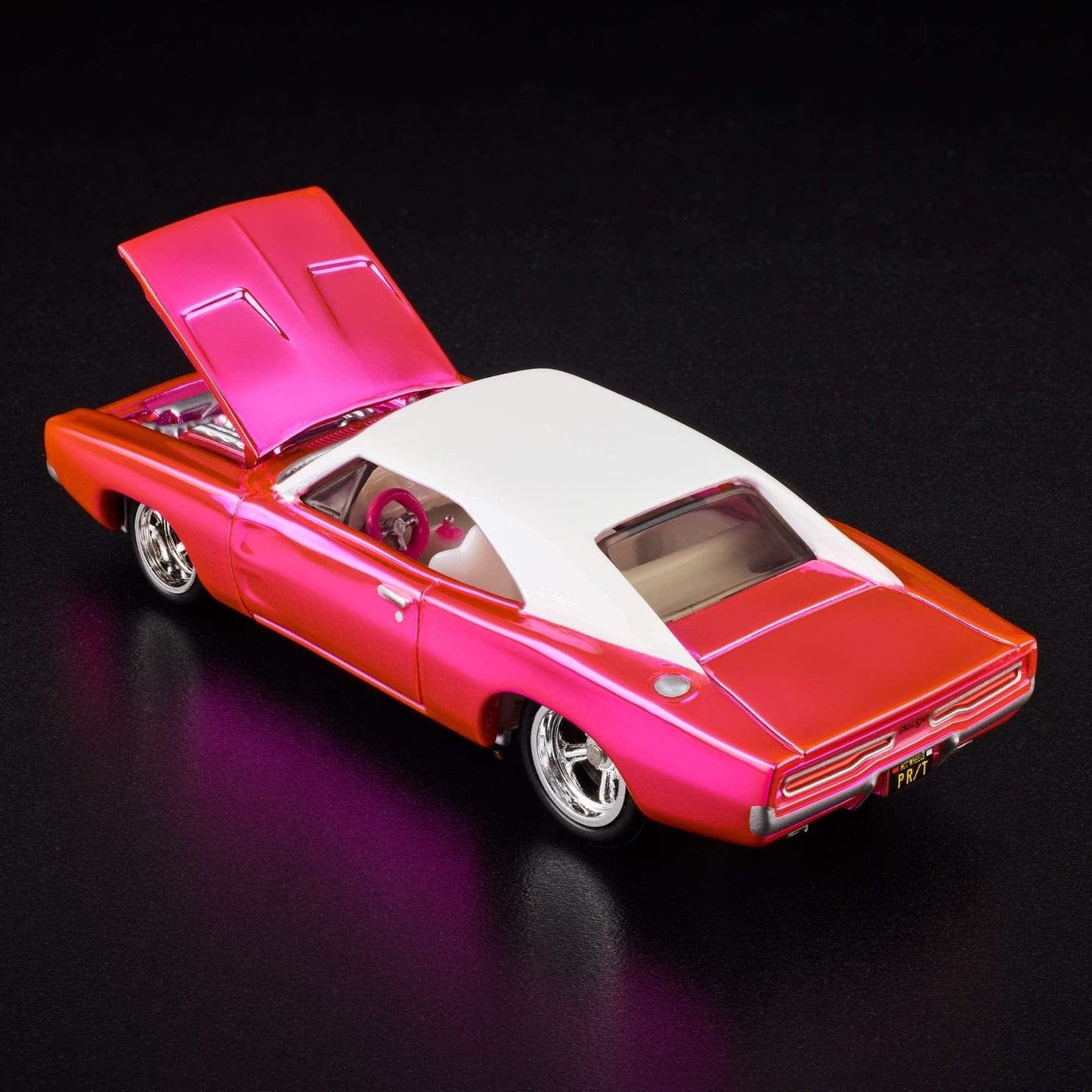 2025 Hot Wheels RLC Exclusive 1969 Dodge Charger R/T Pink With Protector
