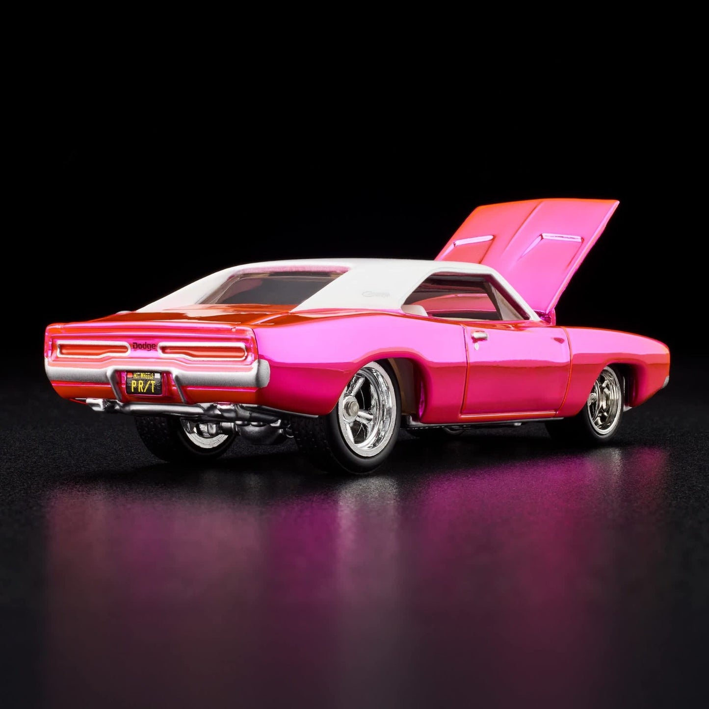 2025 Hot Wheels RLC Exclusive 1969 Dodge Charger R/T Pink With Protector