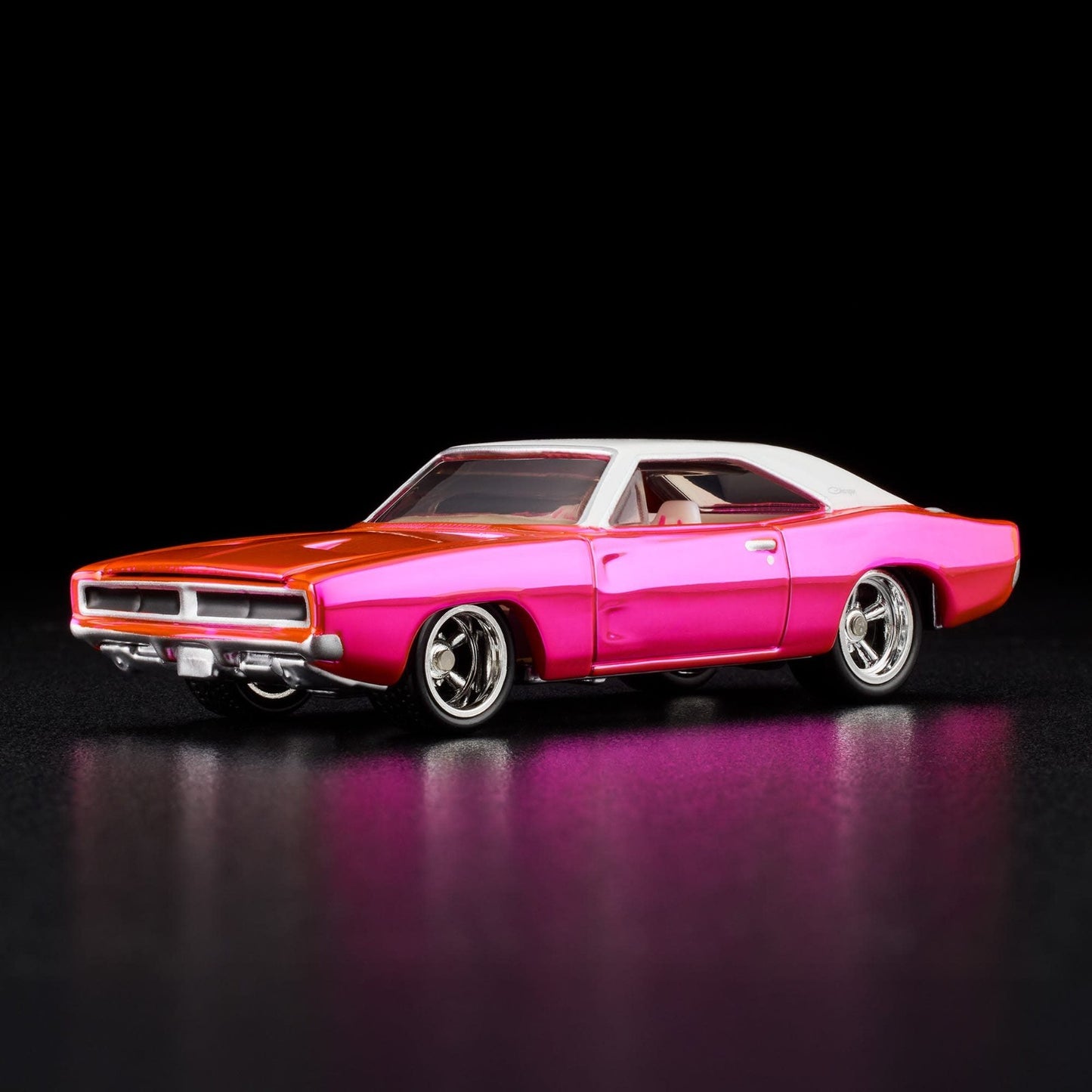 2025 Hot Wheels RLC Exclusive 1969 Dodge Charger R/T Pink With Protector