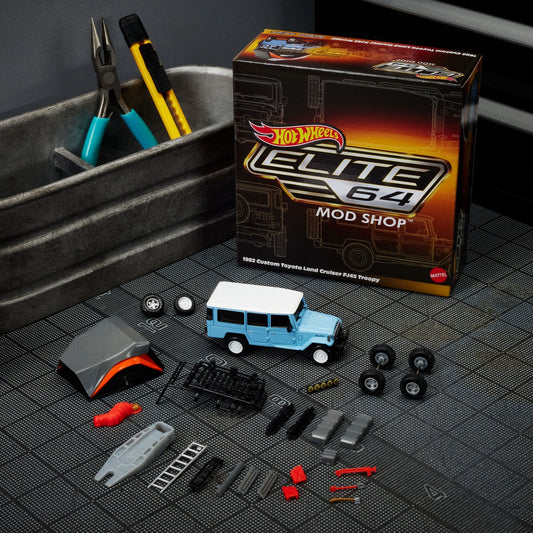 2025 Hot Wheels Elite 64 Mod Shop 1982 Custom Toyota Land Cruiser FJ45 Troopy