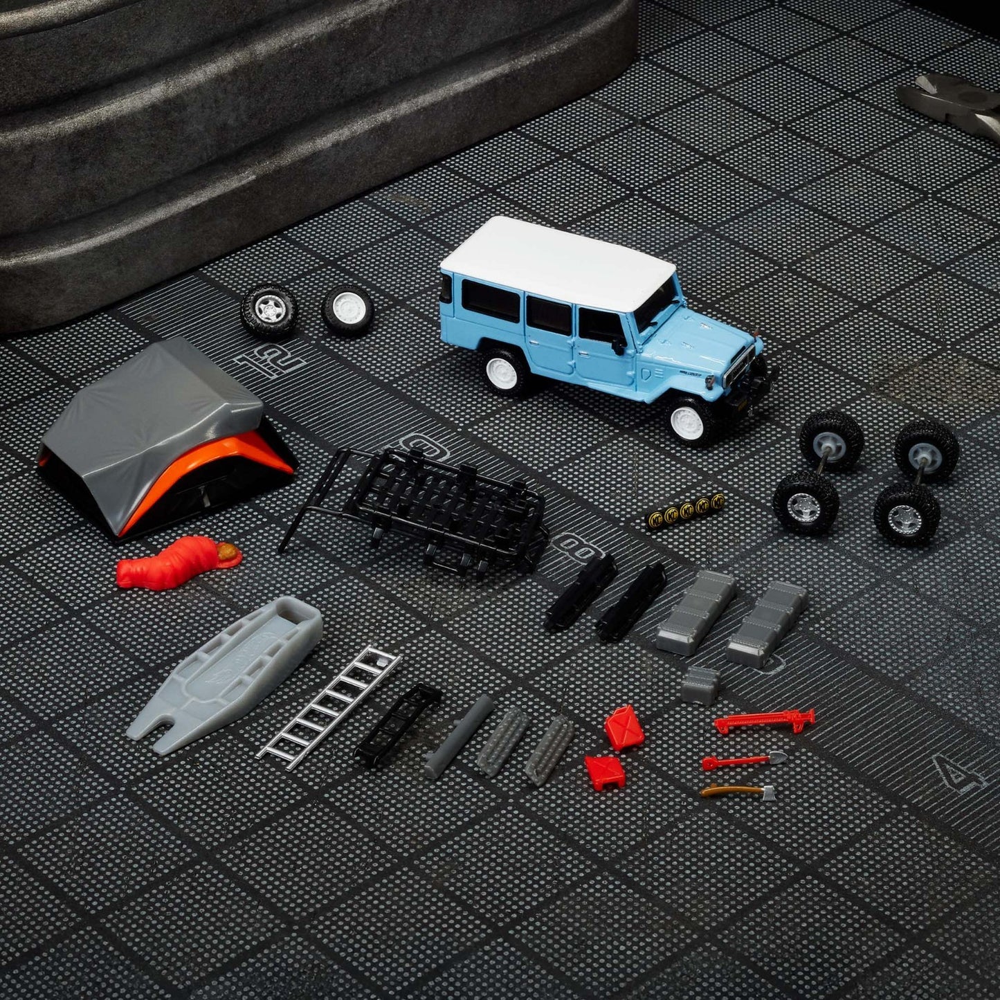 2025 Hot Wheels Elite 64 Mod Shop 1982 Custom Toyota Land Cruiser FJ45 Troopy