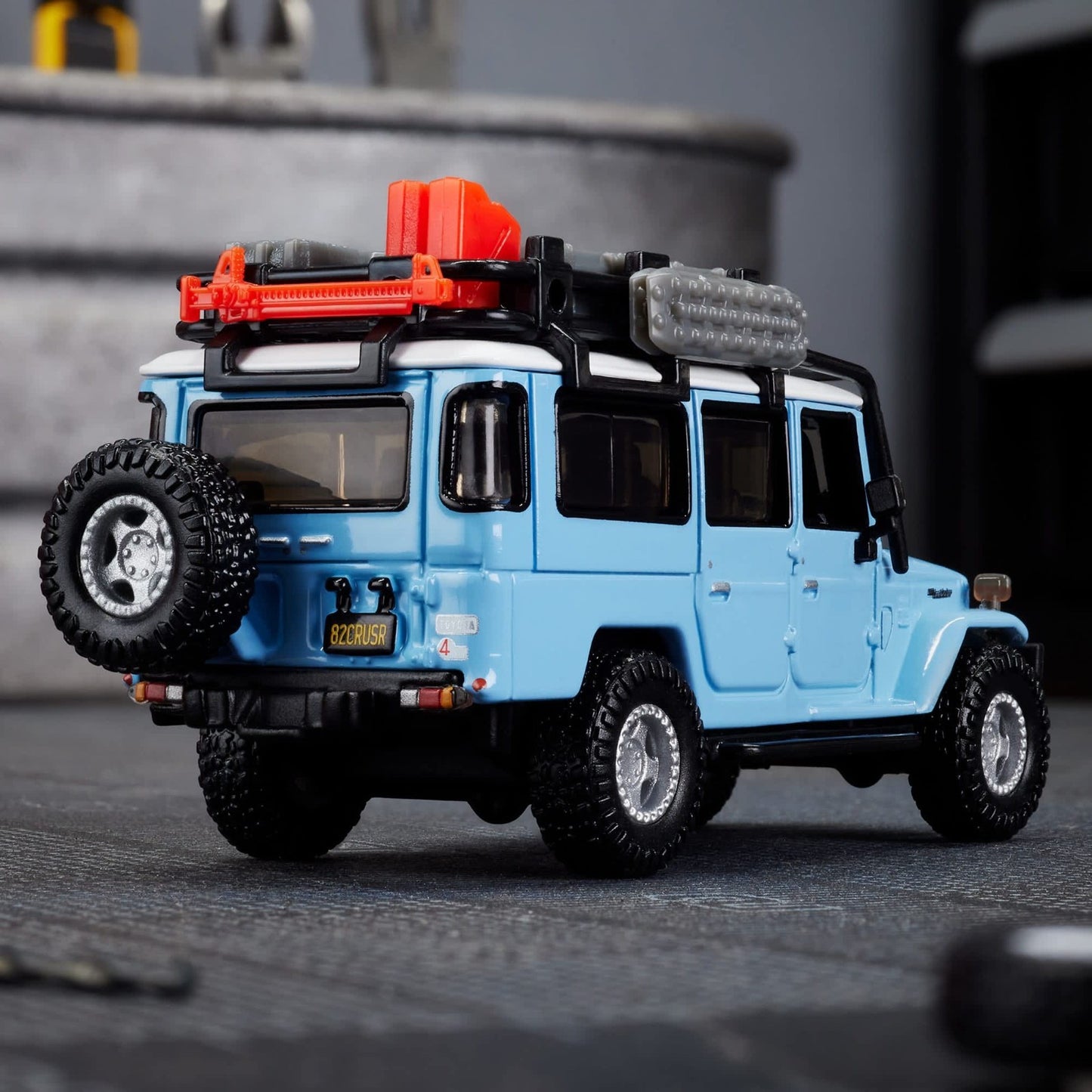 2025 Hot Wheels Elite 64 Mod Shop 1982 Custom Toyota Land Cruiser FJ45 Troopy