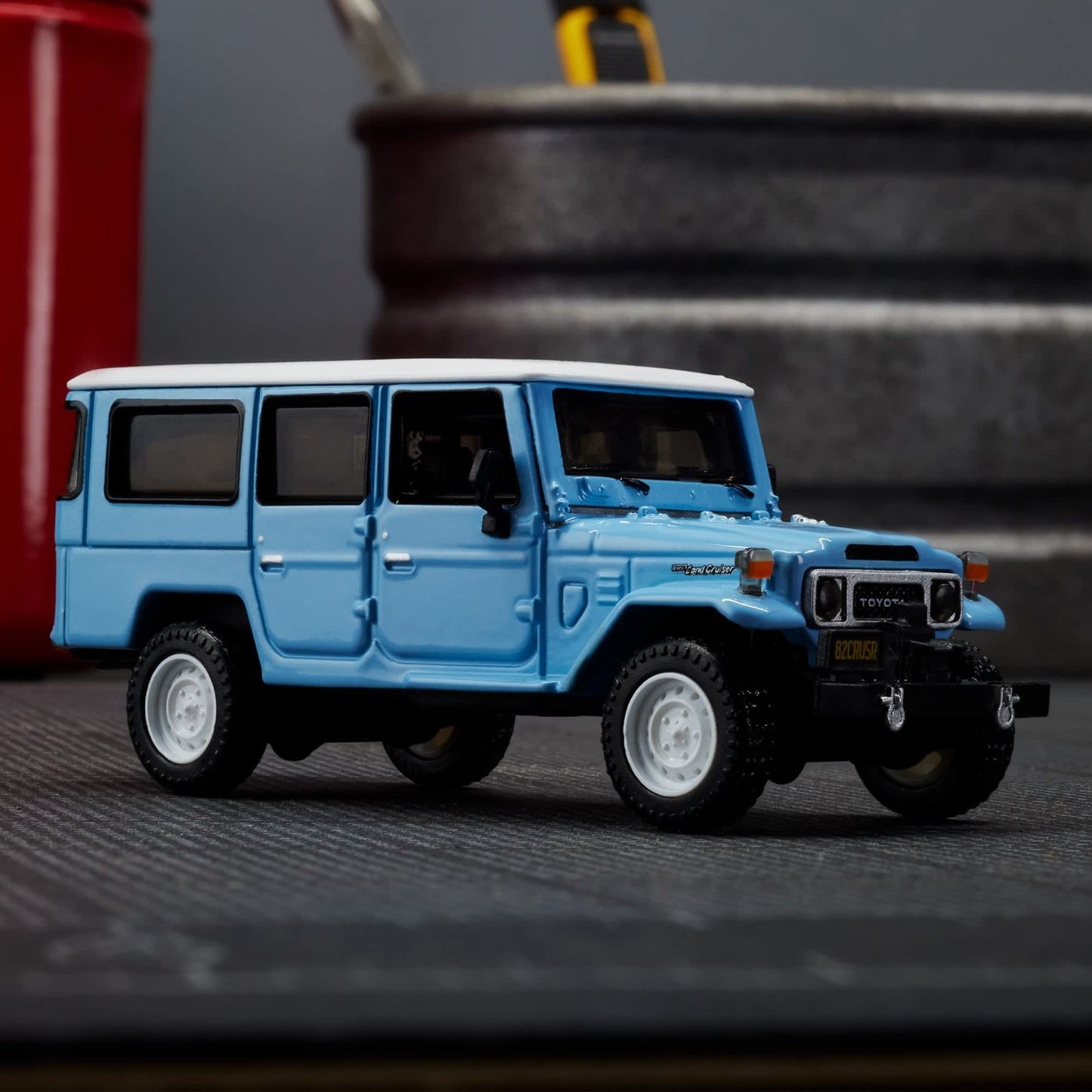 2025 Hot Wheels Elite 64 Mod Shop 1982 Custom Toyota Land Cruiser FJ45 Troopy