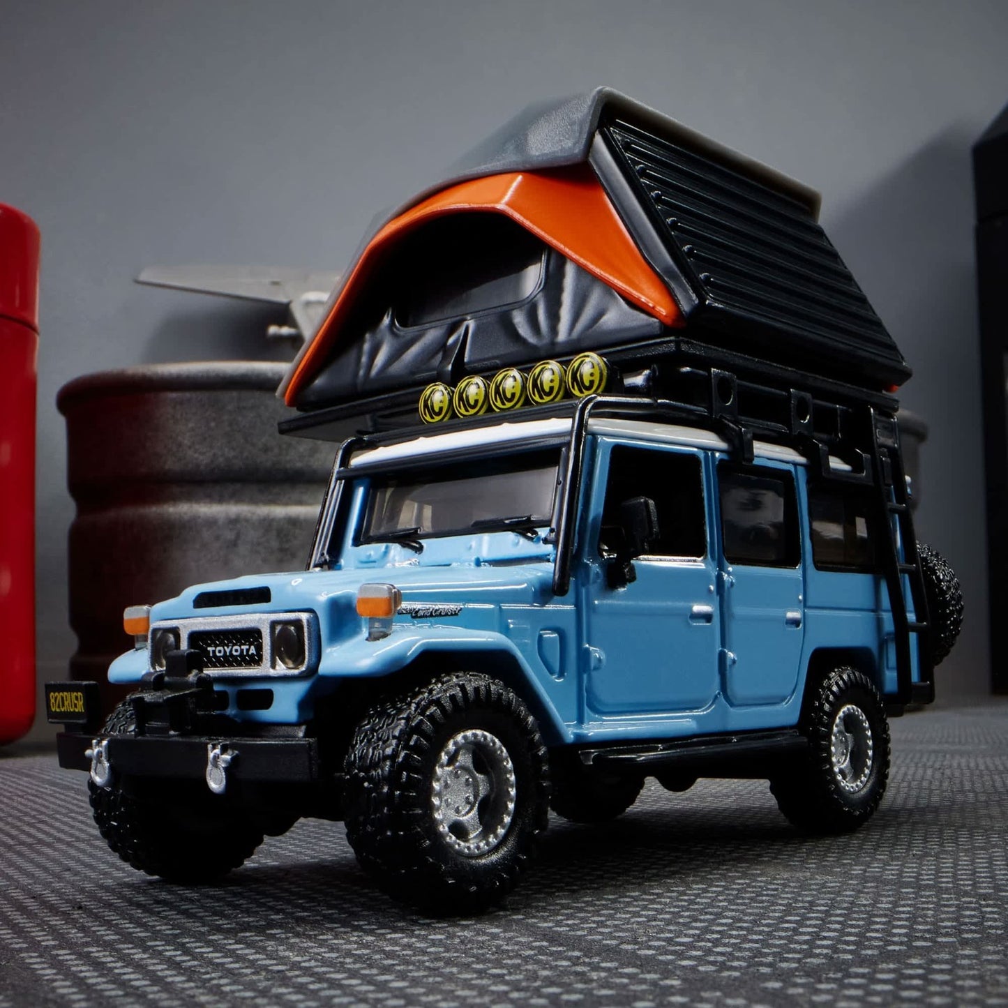 2025 Hot Wheels Elite 64 Mod Shop 1982 Custom Toyota Land Cruiser FJ45 Troopy