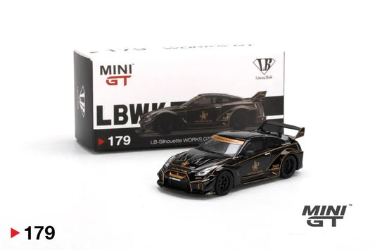 MINI GT #179 LB-Silhouette WORKS GT NISSAN 35GT-RR Ver.1 JPS Open Box