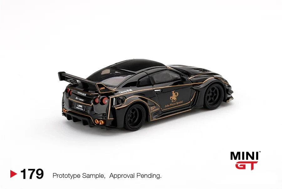 MINI GT #179 LB-Silhouette WORKS GT NISSAN 35GT-RR Ver.1 JPS Open Box
