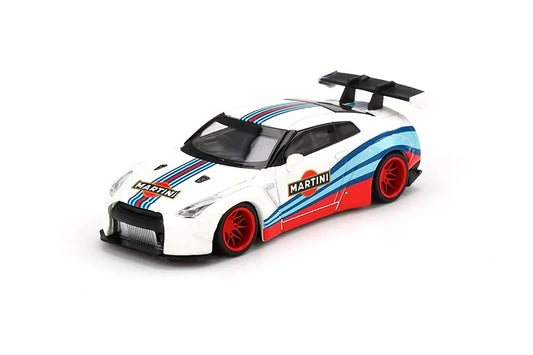 MINI GT #133 LB WORKS Nissan GT-R R35 Type 1 Rear Wing Martini Open Box