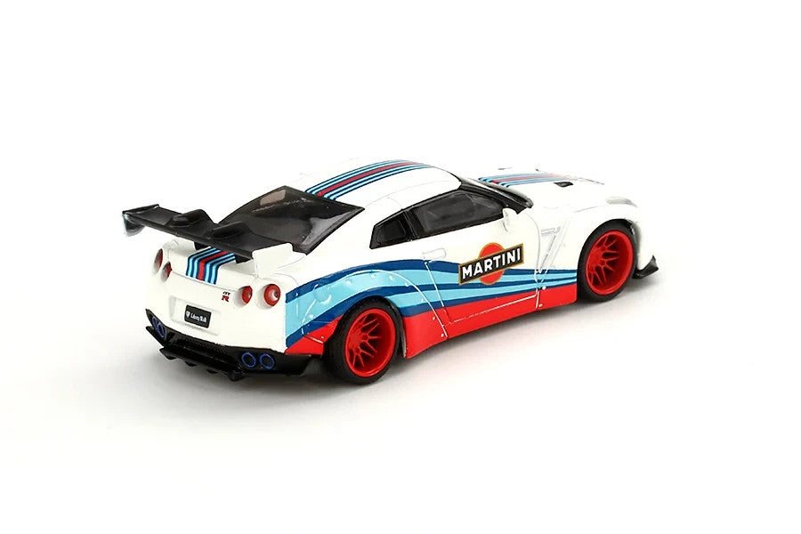 MINI GT #133 LB WORKS Nissan GT-R R35 Type 1 Rear Wing Martini Open Box