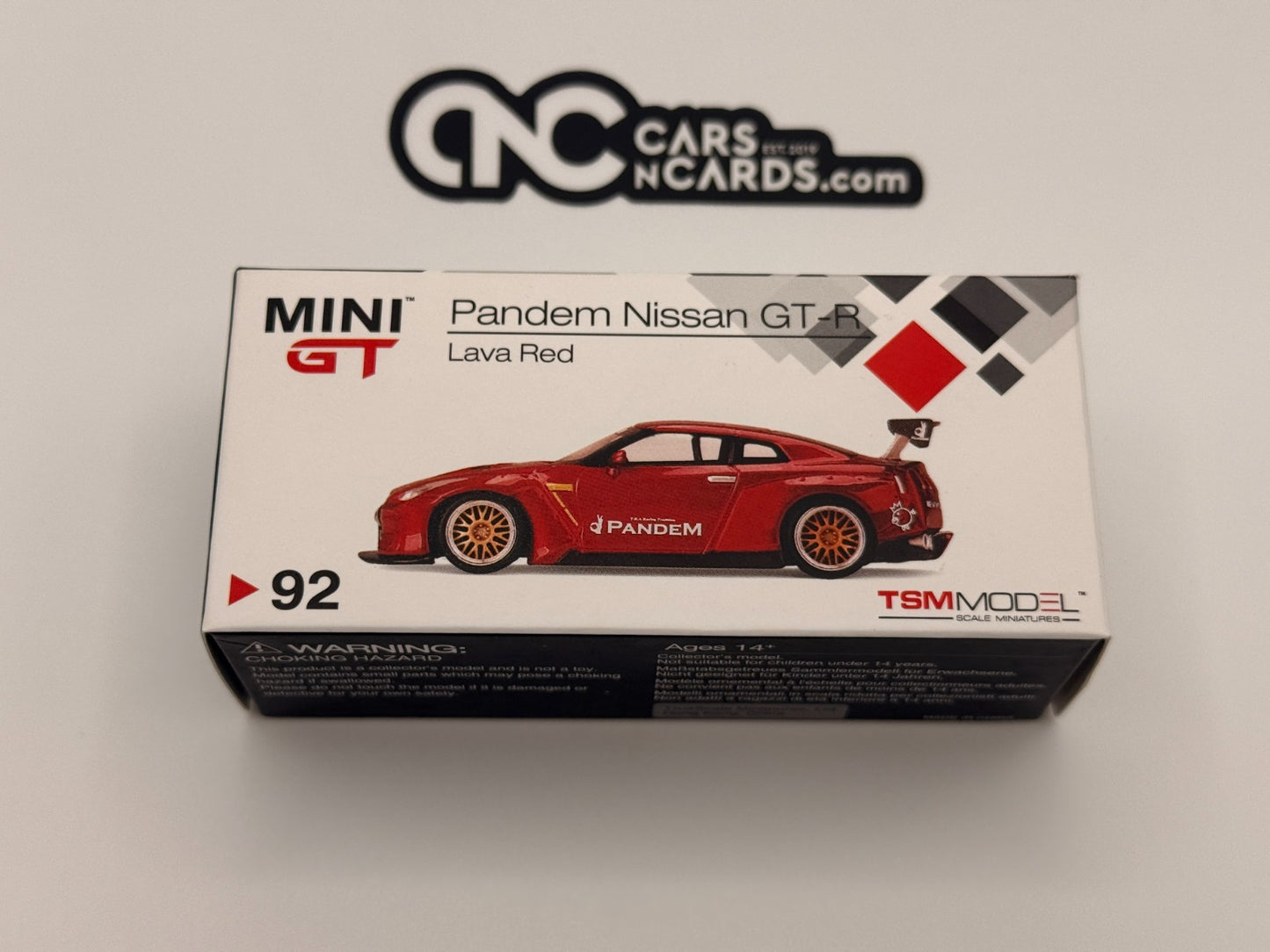 Mini GT #92 Pandem Nissan GT-R R35 Red Open Box RARE