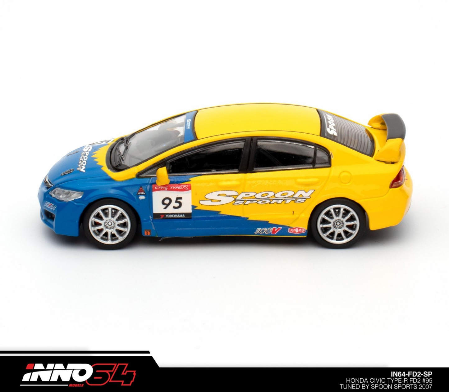 INNO64 Honda Civic Type-R FD2 #95 Tuned by Spoon Sports 2007 IN64-FD2-SP