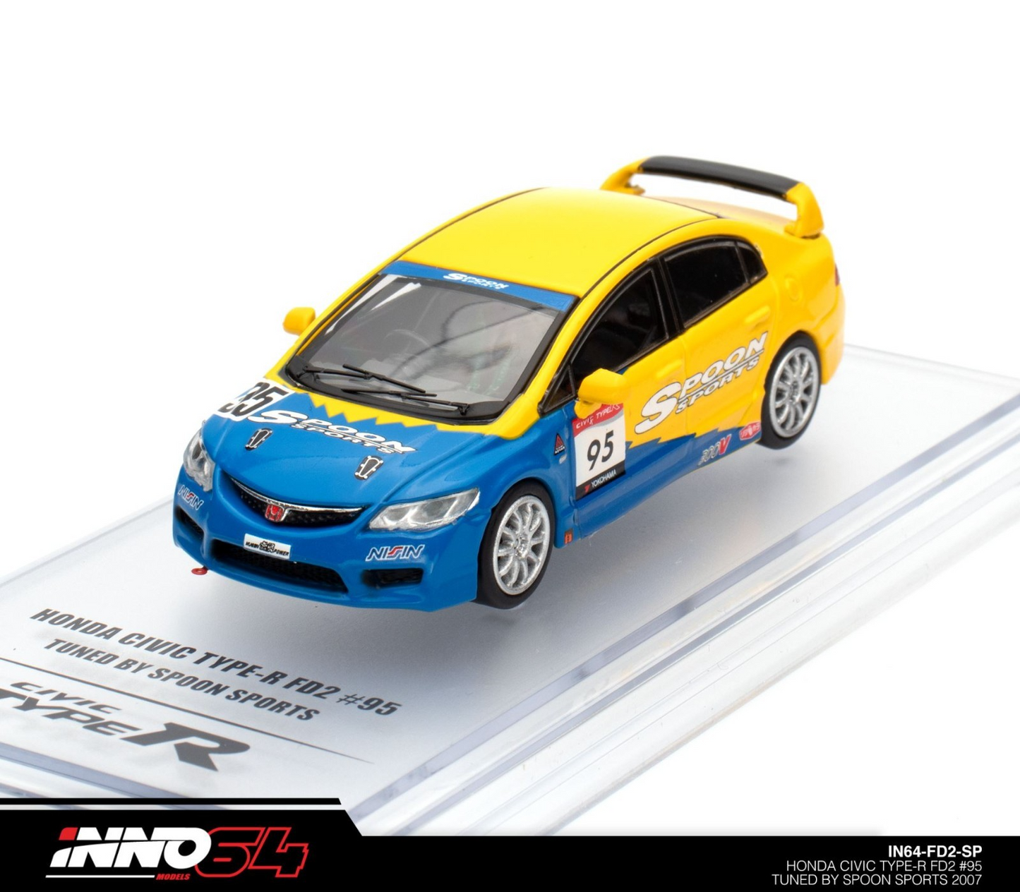 INNO64 Honda Civic Type-R FD2 #95 Tuned by Spoon Sports 2007 IN64-FD2-SP