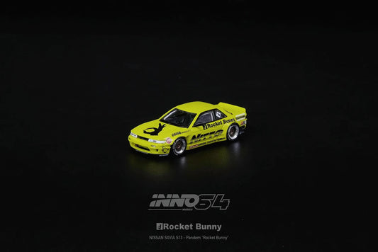 INNO64 Nissan Silvia S13 (V2) PANDEM/ROCKET BUNNY Light Yellow IN64-S13V2-LIY