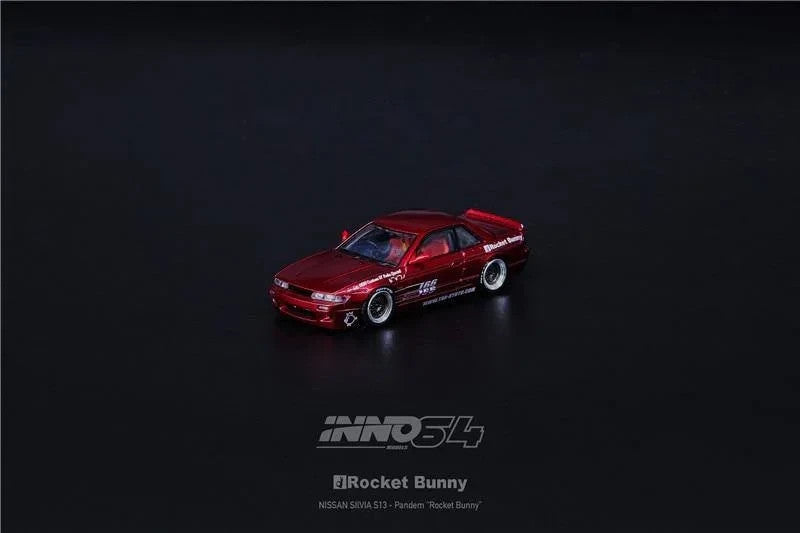 INNO64 Nissan Silvia S13 Pandem Rocket Bunny V1 Red IN64-S13V1-RED