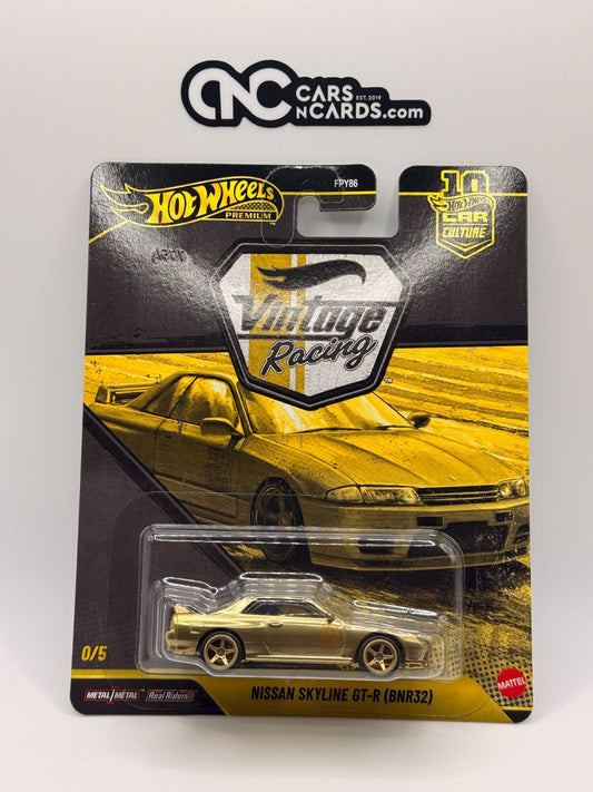 2026 Hot Wheels Premium Vintage Racing 0/5 Nissan Skyline GT-R Chase W/Protector