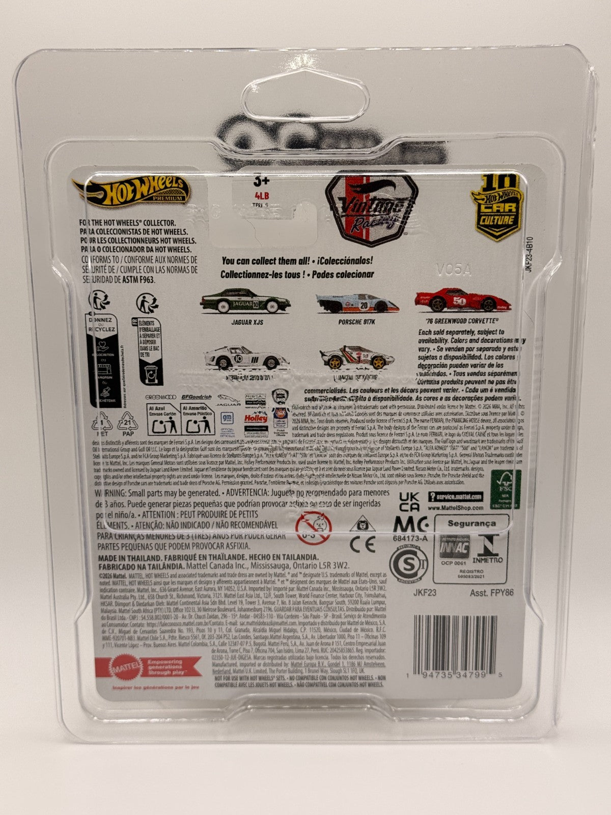 2026 Hot Wheels Premium Vintage Racing 0/5 Nissan Skyline GT-R Chase W/Protector