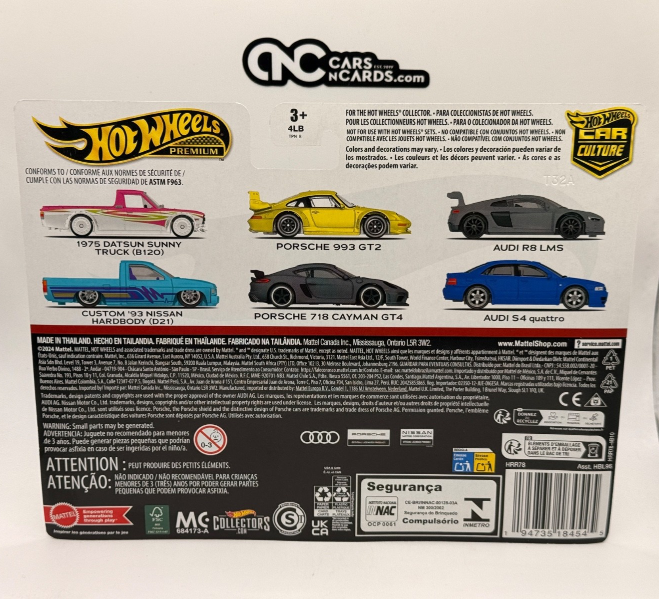 2024 Hot Wheels Premium Car Culture 2 Pack Datsun Sunny B120 & '93 Nissan D21