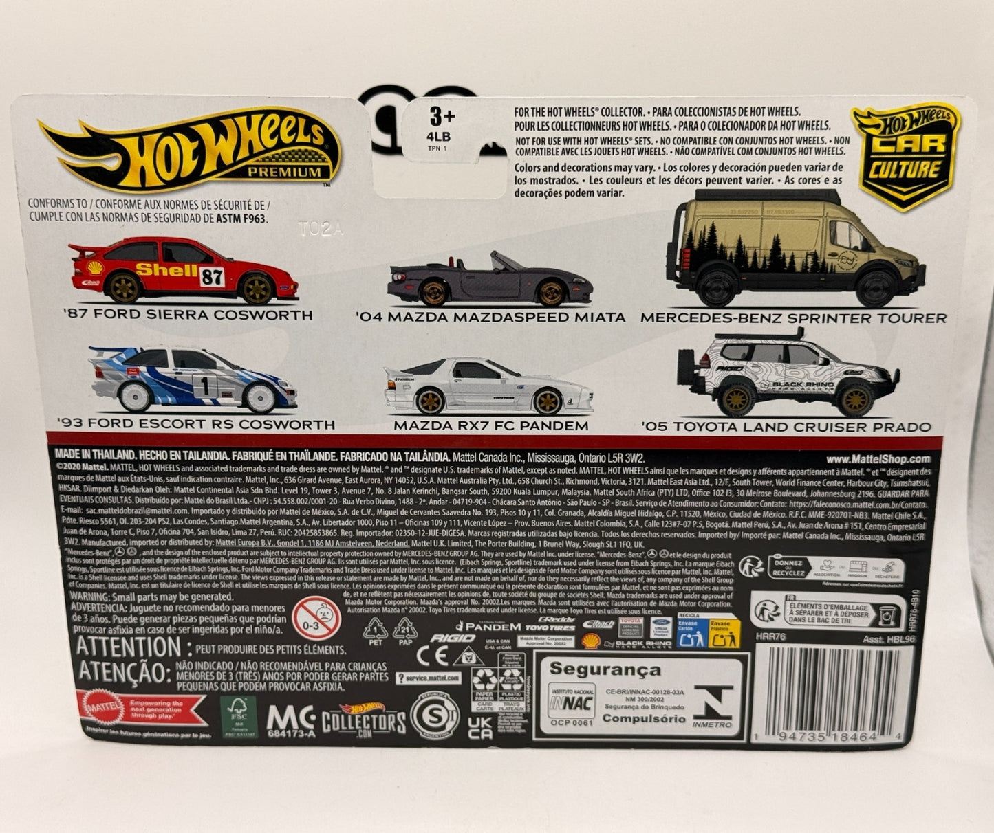 2024 Hot Wheels Premium Car Culture 2 Pack Land Cruiser Prado & Sprinter Tourer