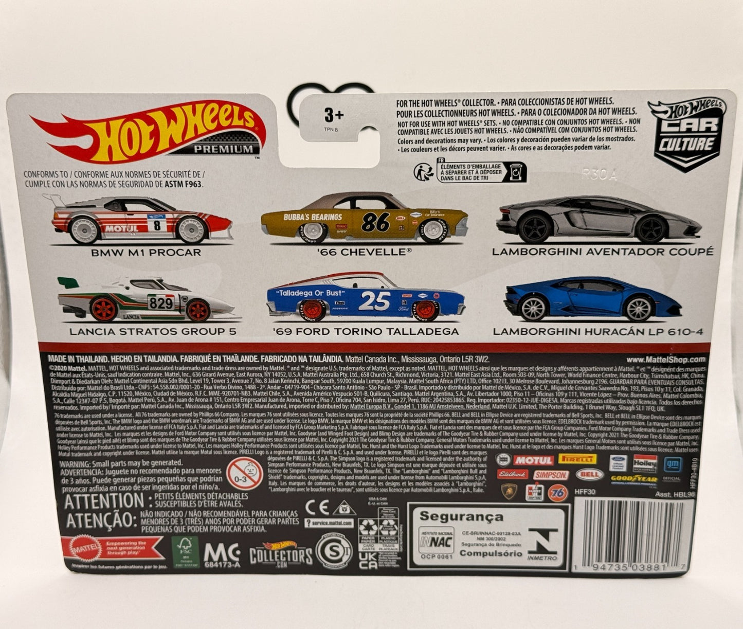 2022 Hot Wheels Premium Car Culture 2 Pack BMW M1 Procar & Lancia Stratos