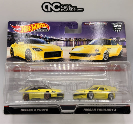2022 Hot Wheels Premium Car Culture 2 Pack Nissan Z Proto Nissan Fairlady Z