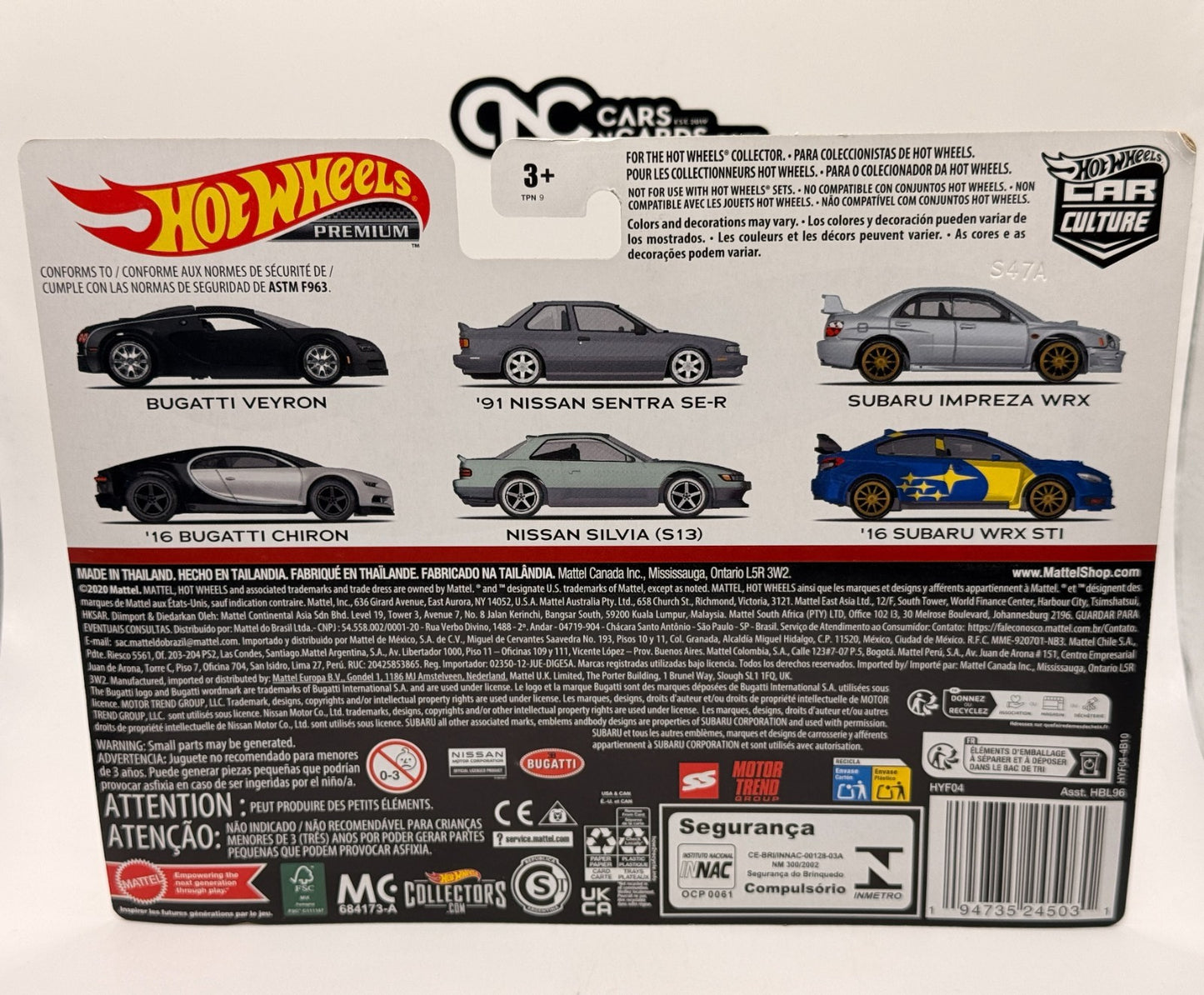 2022 Hot Wheels Premium Car Culture 2 Pack '91 Nissan Sentra SE-R & Silvia S13