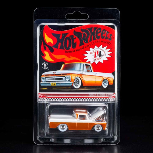 2021 Hot Wheels RLC Exclusive 1962 Ford F100 Orange With Protector 22672/25000